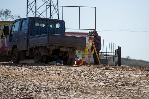 Строительство дороги