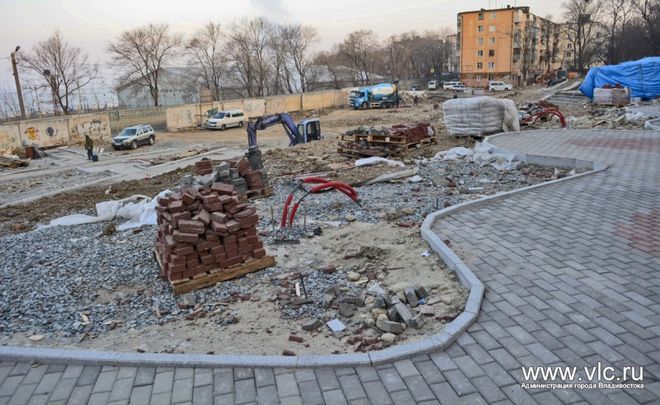 Укладка брусчатки