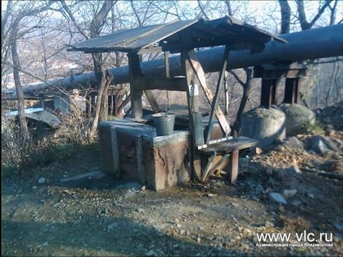 Колодец на ул. Сельская, 21 до ремонта