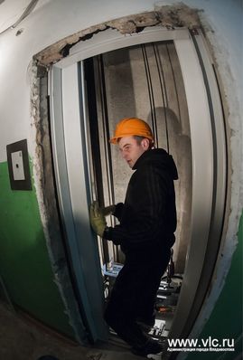 Установка новых лифтов