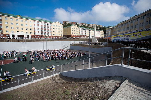 День знаний в кадетском училище