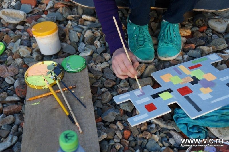 Подпорную стену на Некрасовской украсят 155 деревянных рыбок