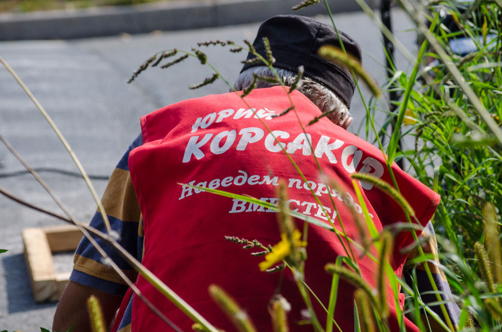 Юрий Корсаков организовал и профинансировал работы по обновлению разметки в Первореченском районе