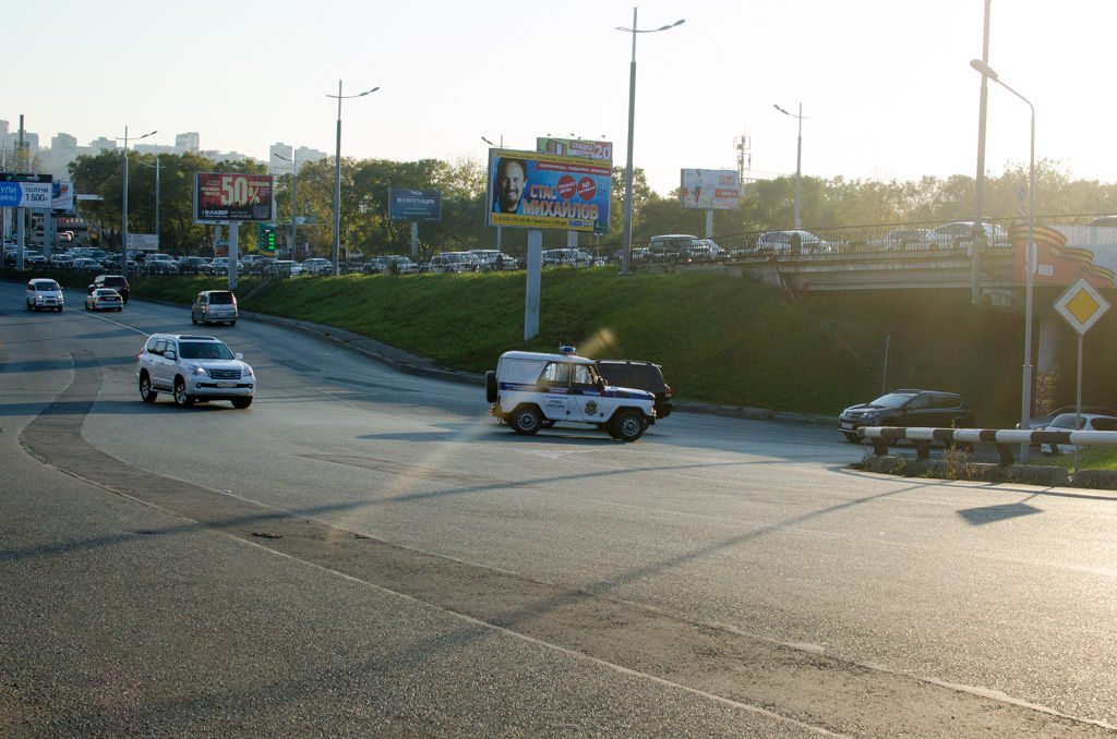 Развязка в районе стадиона "Строитель" - участок повышенной аварийности