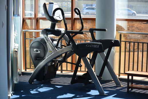 В кабинете лечебной физкультуры