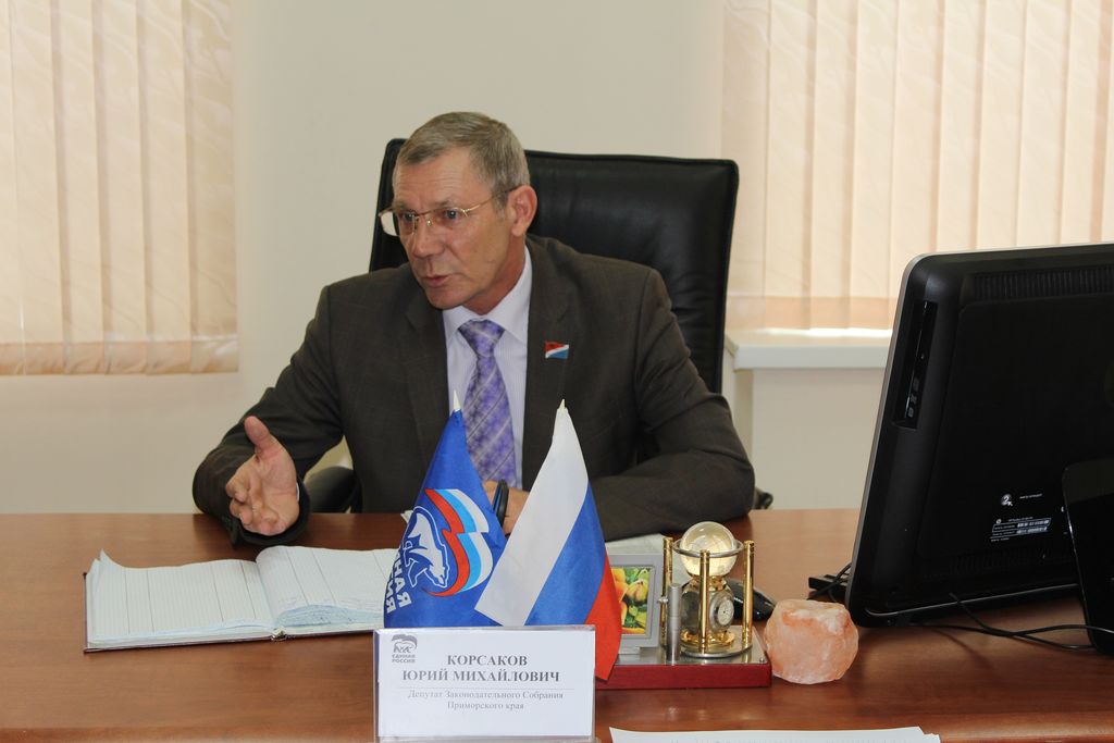 Депутат ЗС ПК Юрий Корсаков