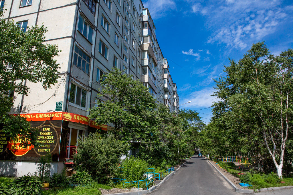 Отремонтирована дорога около дома №52 по улице Баляева