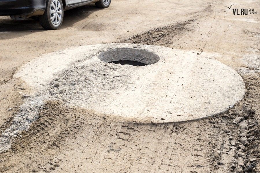 Два километра объездной дороги на Днепровской строят уже больше года