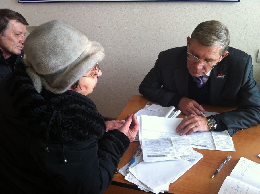Прием граждан провел Юрий Корсаков
